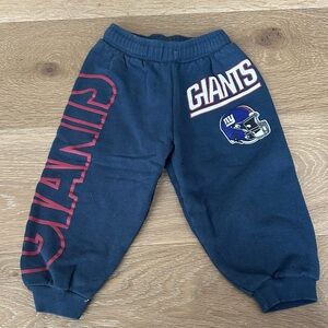 Zara Navy Sweatpants with Red Team Graphics